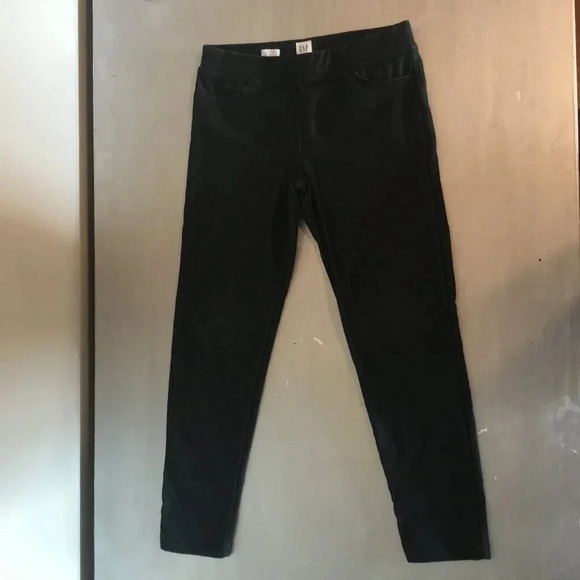 4 For 25$ GAP KIDS Jeans trousers black  stretch with SZ LARGE (10) - Picture 1 of 6